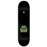 Creature Gravette Hippie Skull IV Skateboard Deck Black Green 8.3x14.5WB