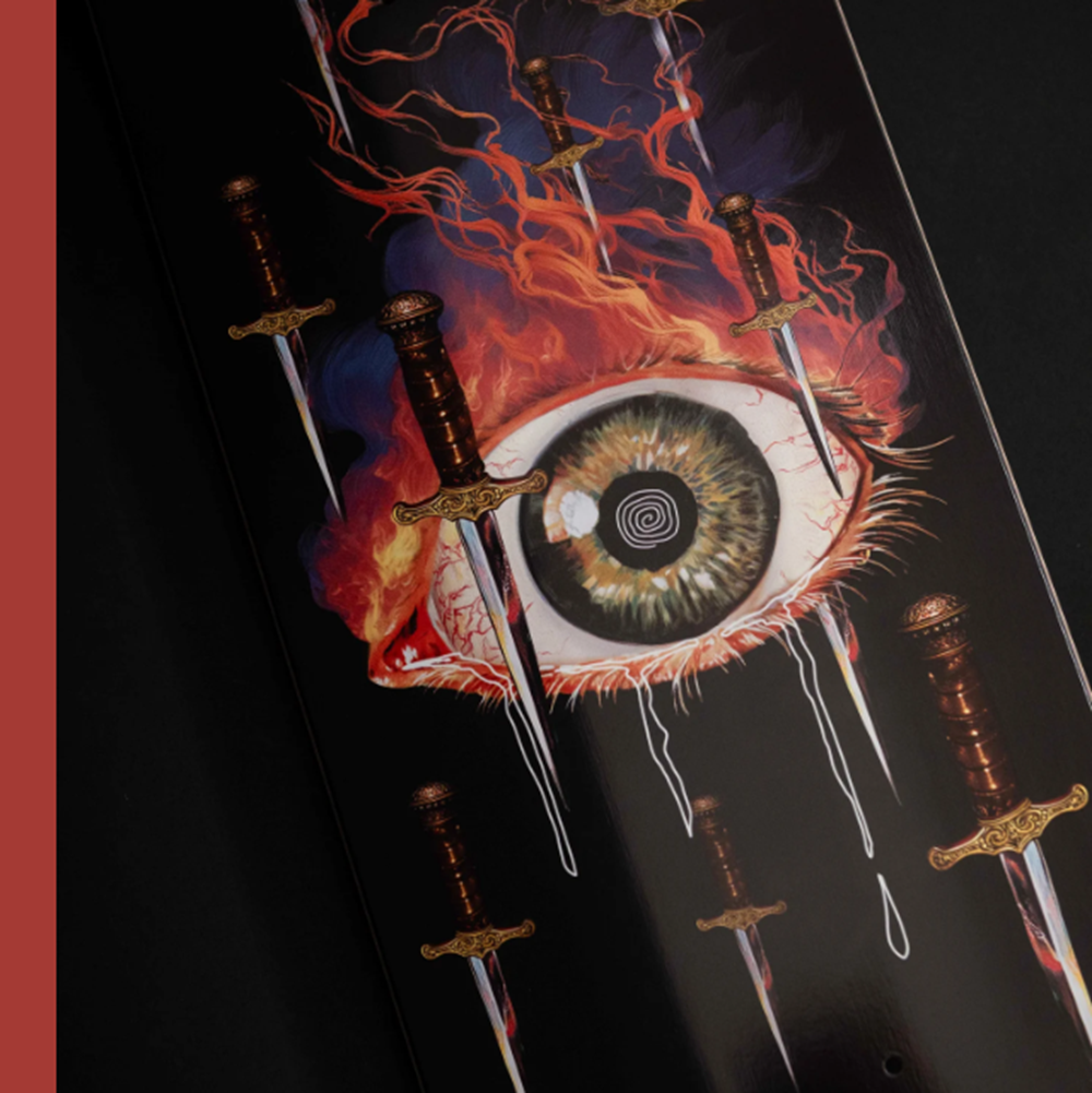 Creature Torres Eyes Pro Stumps Skateboard Deck Black 9x14.25WB