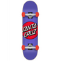 Santa Cruz Spotlight Dot Mini Skateboard Complete Purple Red 7.75x13