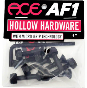 Ace Skateboard Hardware Black 1" Allen
