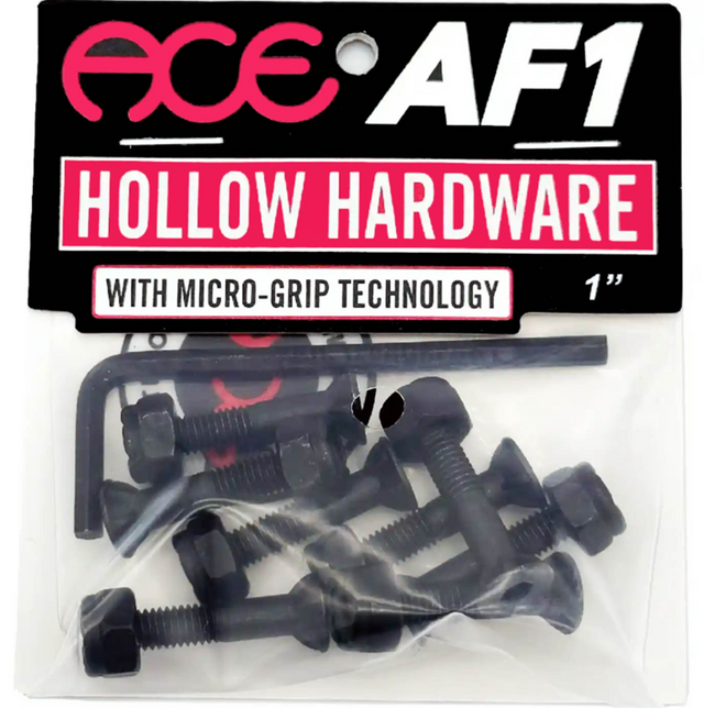 Ace Skateboard Hardware Black 1" Allen