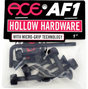 Ace Skateboard Hardware Black 1" Allen