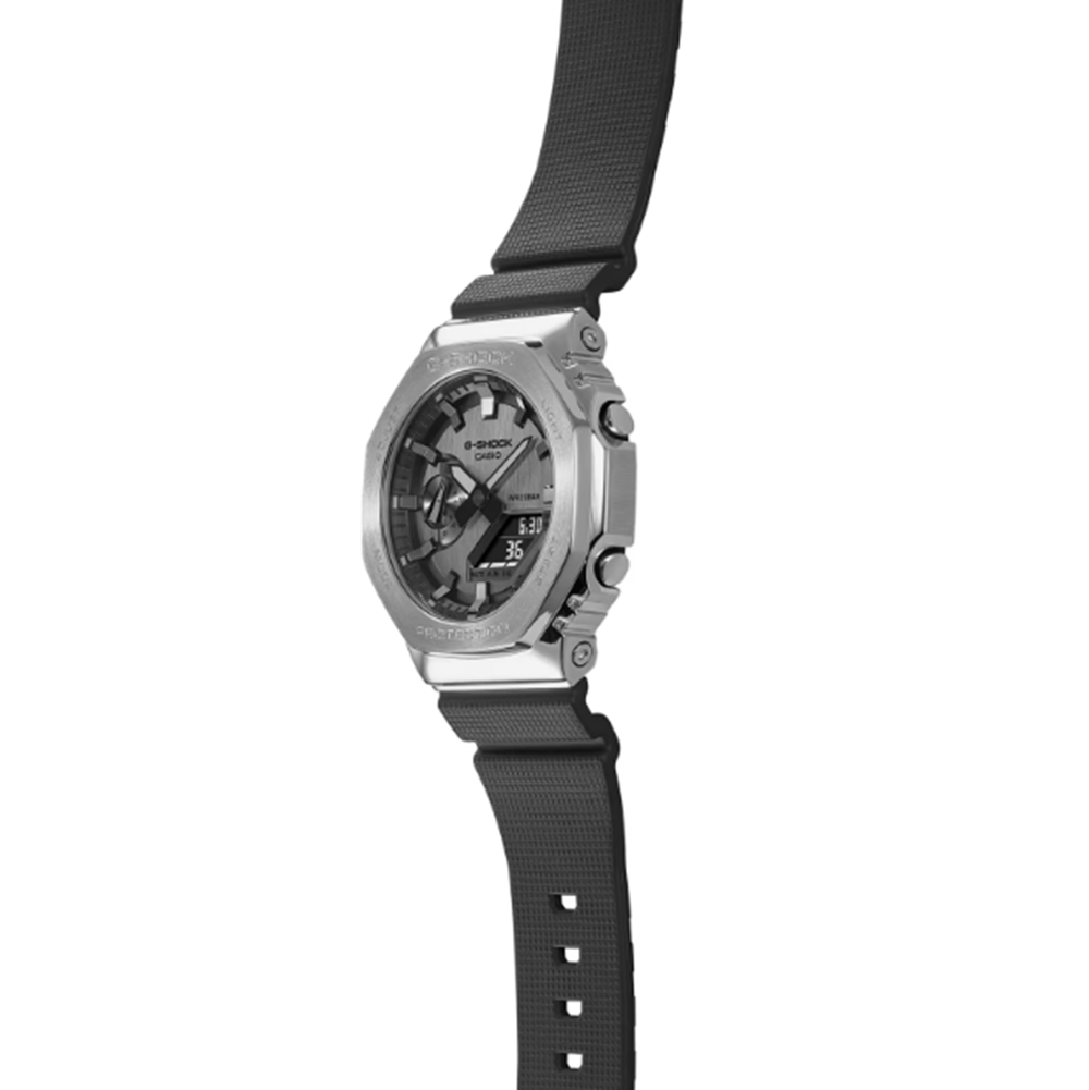 GShock GM2100-1ASW Watch Black Silver