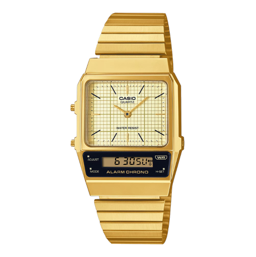 Casio AQ800EG-9A Watch Gold