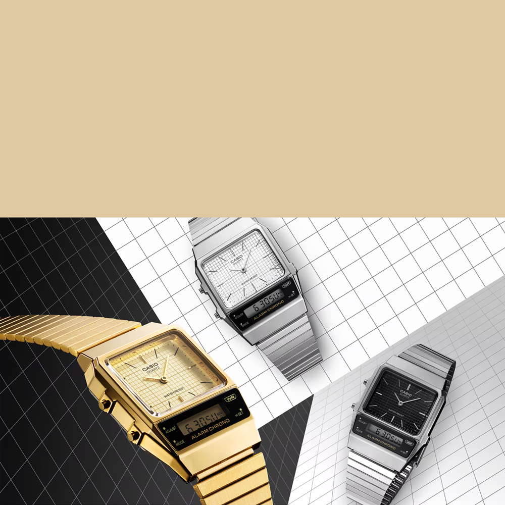 Casio AQ800E-7A Watch Silver
