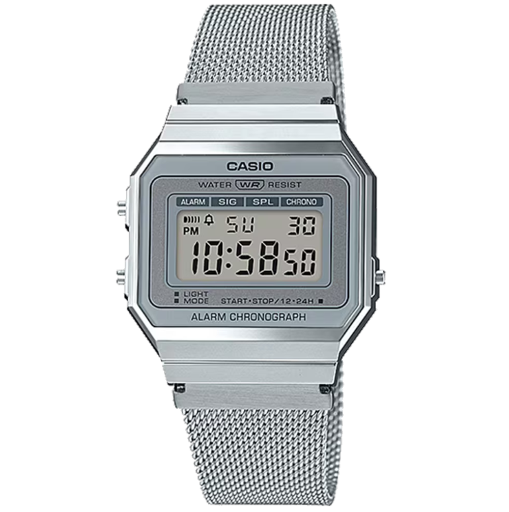 Casio A700WM-7AVT Watch Silver