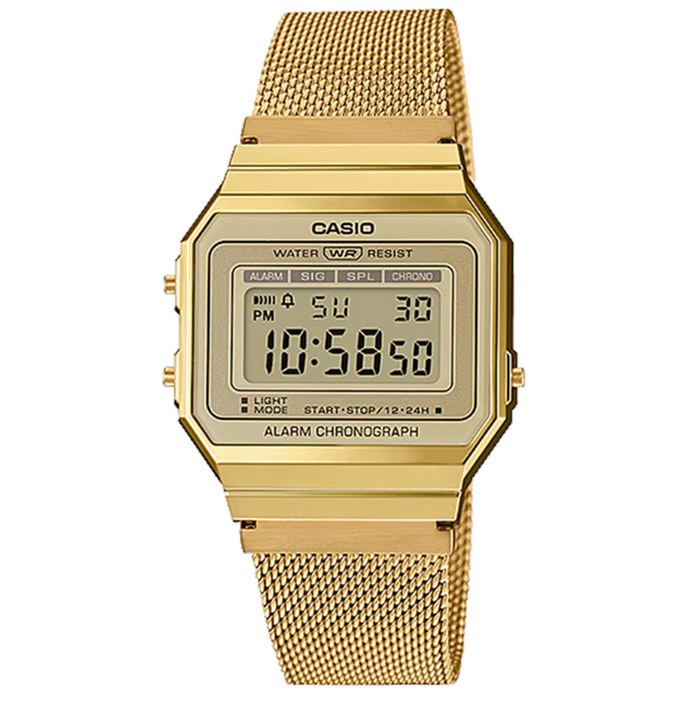 Casio A700WMG-9AVT Watch Gold