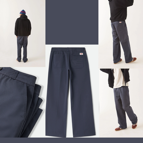 Brixton Trademark Chino Pants Washed Navy
