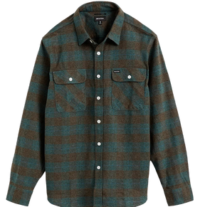 Brixton Bowery Flannel Ocean