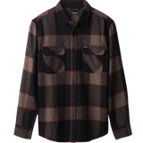 Brixton Bowery Flannel Grey Charcoal XL