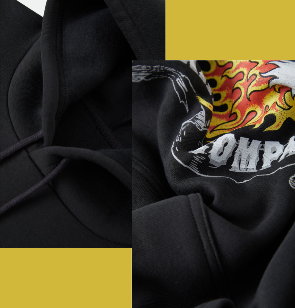 Brixton Blazing Hoodie Black