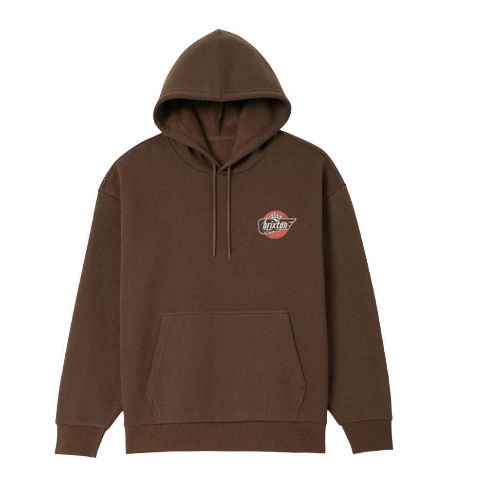 Brixton Heyward Hoodie Walnut Brown XL