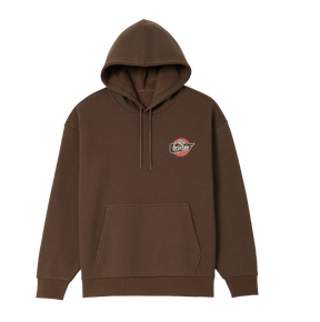 Brixton Heyward Hoodie Walnut Brown