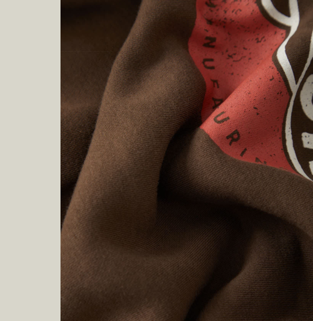 Brixton Heyward Hoodie Walnut Brown