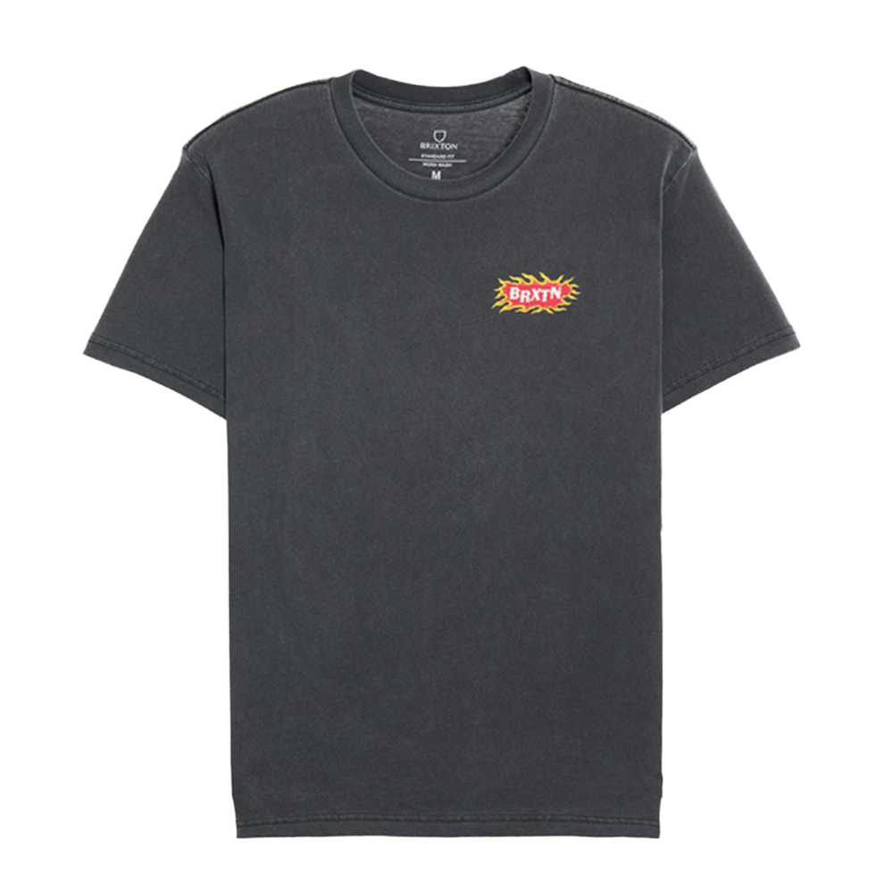 Brixton Blazing Standard SS Tshirt Black Washed XL