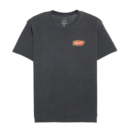 Brixton Blazing Standard SS Tshirt Black Washed L