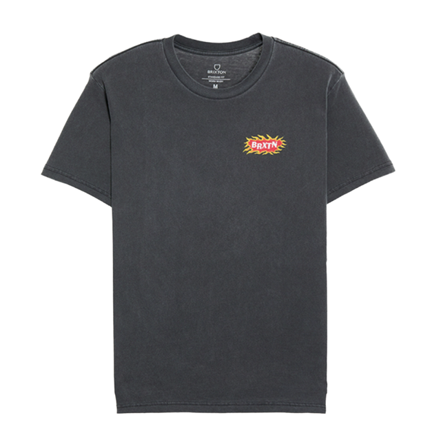 Brixton Blazing Standard SS Tshirt Black Washed