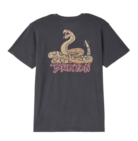 Brixton Rockton Standard SS Tshirt Black Washed M