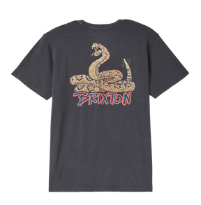 Brixton Rockton Standard SS Tshirt Black Washed