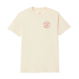 Brixton Oath V Standard SS Tshirt Cream Red