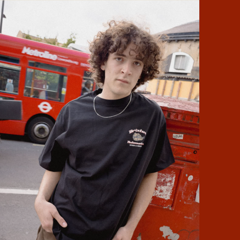 Brixton Brewster Oversized SS Tshirt Black