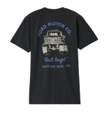 Brixton Ford Built Tough 4x4 SS Tshirt Burnt Rubber