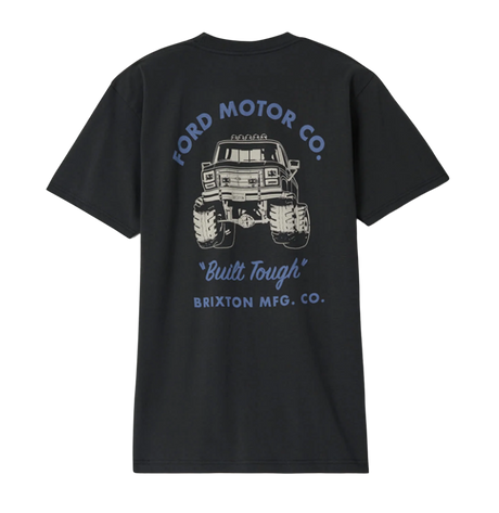Brixton Ford Built Tough 4x4 SS Tshirt Burnt Rubber