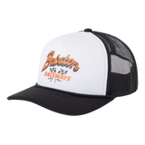 Brixton Clemont Trucker Hat Black White