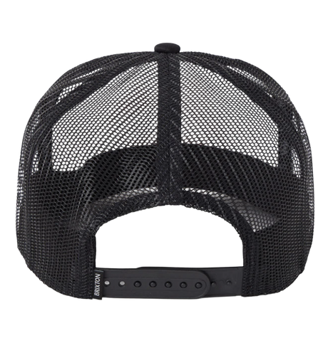 Brixton Clemont Trucker Hat Black White