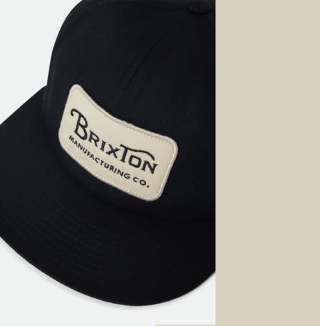 Brixton Grade Hat Snapback Black OffWhite