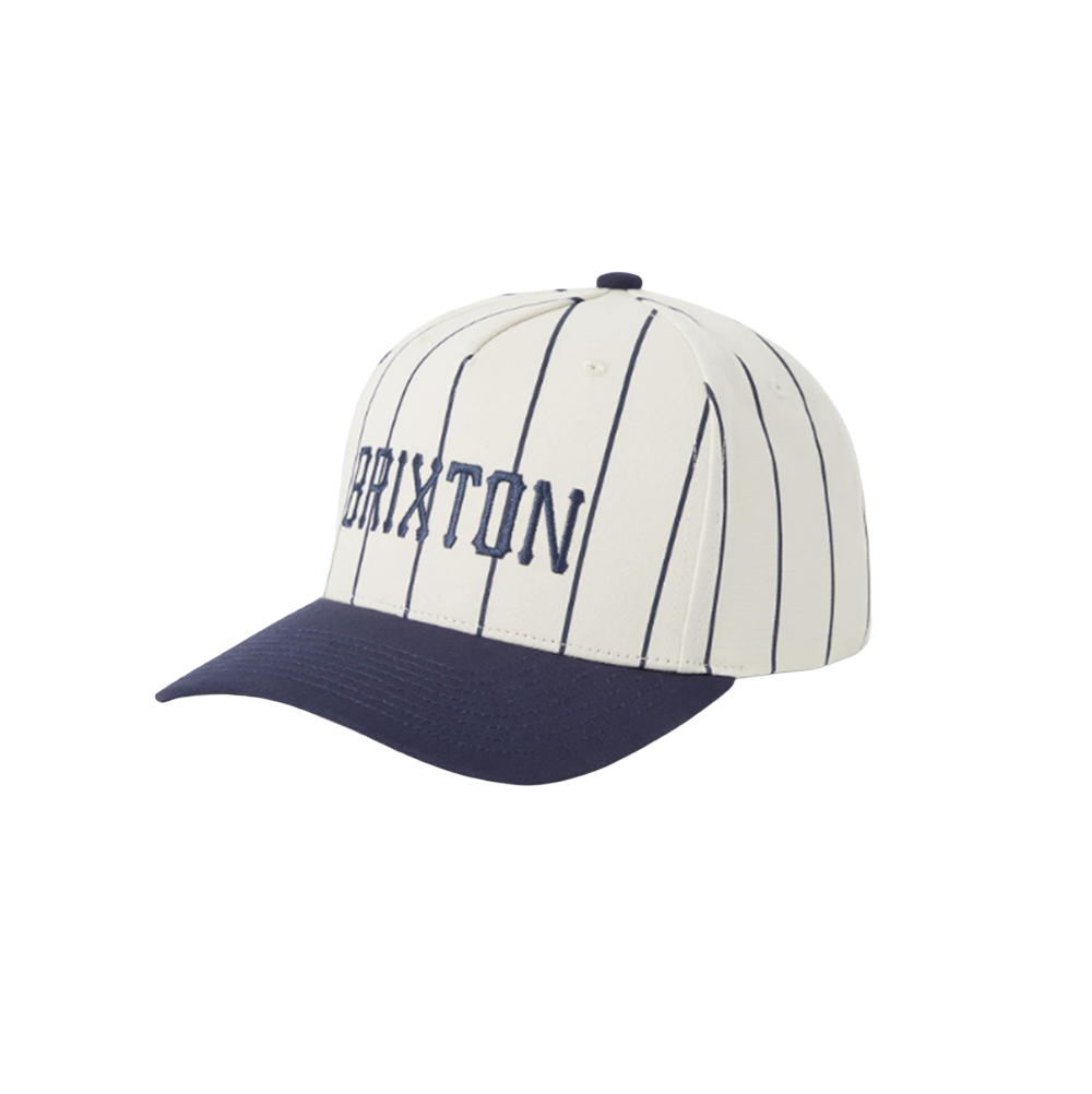Brixton Homerun Hat Snapback White Navy