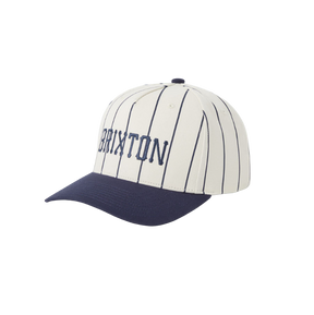 Brixton Homerun Hat Snapback White Navy