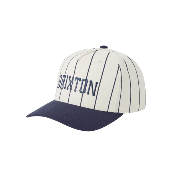 Brixton Homerun Hat Snapback White Navy
