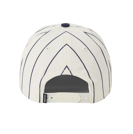 Brixton Homerun Hat Snapback White Navy