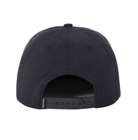 Brixton Blocked Hat Snapback Black Red
