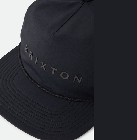 Brixton Alpha Journey Hat Black Adjustable
