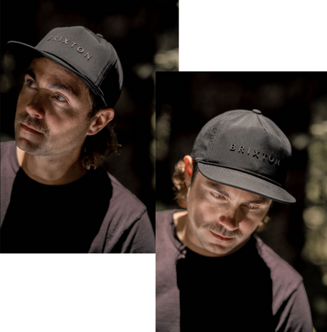 Brixton Alpha Journey Hat Black Adjustable