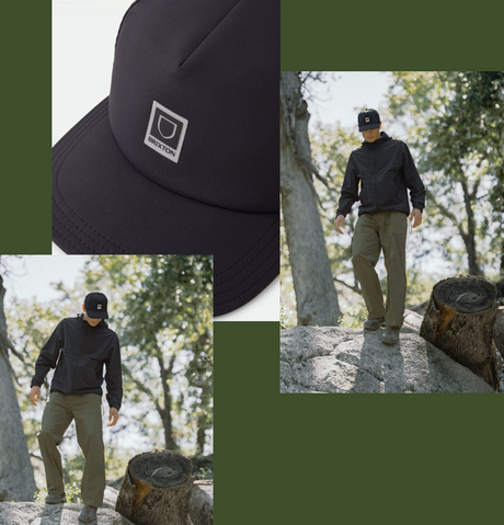 Brixton Beta Journey Hat Black Adjustable