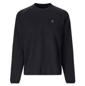 Jones Flagship Grid Fleece Crewneck Mens Black