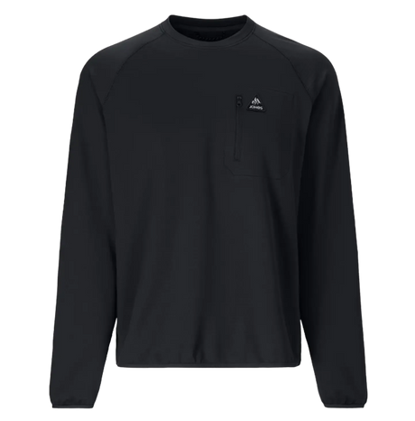 Jones Flagship Grid Fleece Crewneck Mens Black