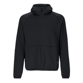 Jones Flagship Grid Fleece Hooded Jacket Mens Black