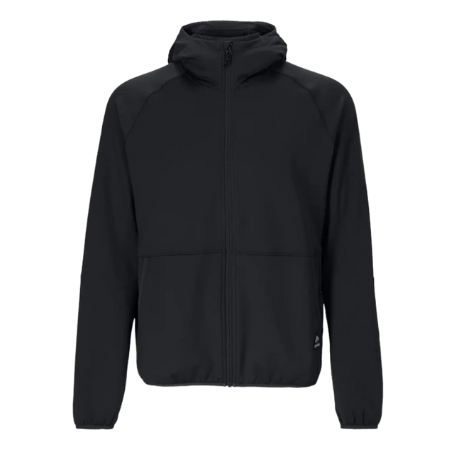 Jones Flagship Grid Fleece Hooded Jacket Mens Black