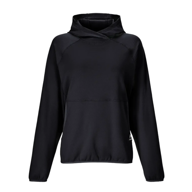 Jones Flagship Grid Fleece Hooded Pullover Womens Black