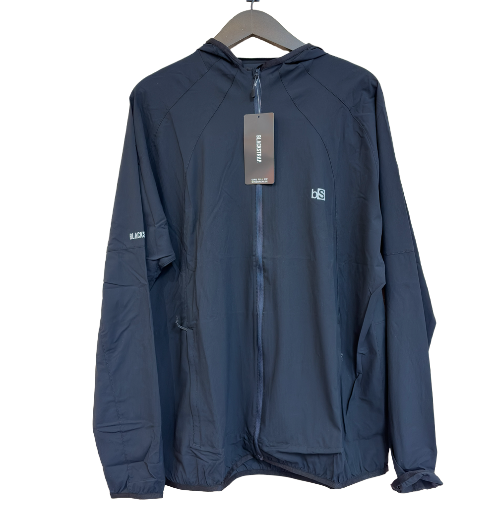 Blackstrap Cirq Full Zip Windbreaker Mens Black