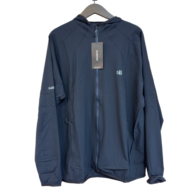Blackstrap Cirq Full Zip Windbreaker Mens Black