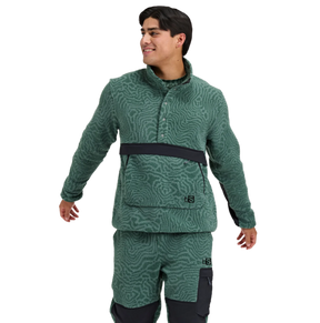Blackstrap Caldera Sherpa Fleece Pullover Mens Obsidian