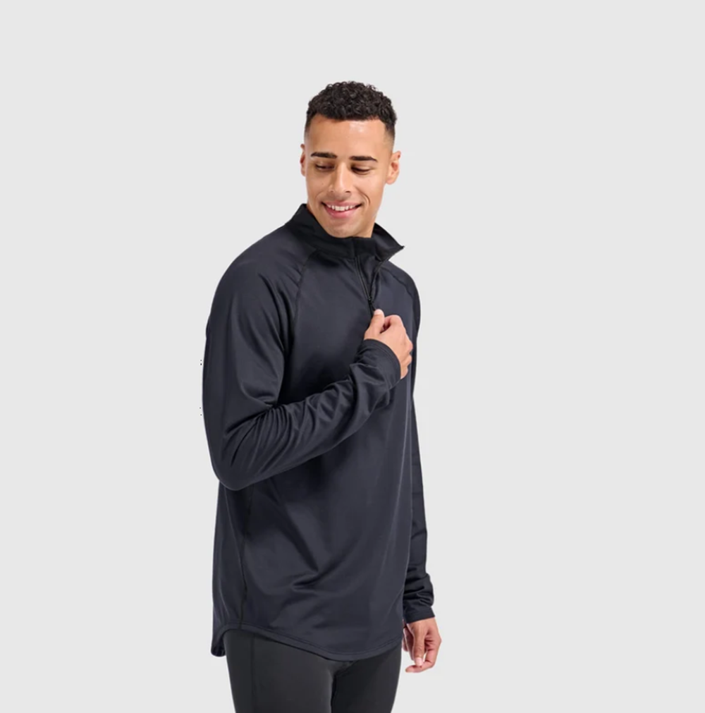 Blackstrap Vista Quarter Zip Mens Black
