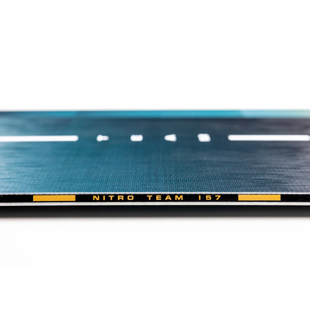 Nitro Team Snowboard 2027 Black Teal 159 Wide