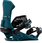 Nitro Team Snowboard Bindings 2027 Deep Teal Large