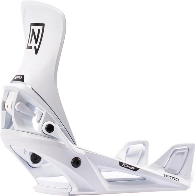 Nitro StepOn Snowboard Bindings 2027 White Medium